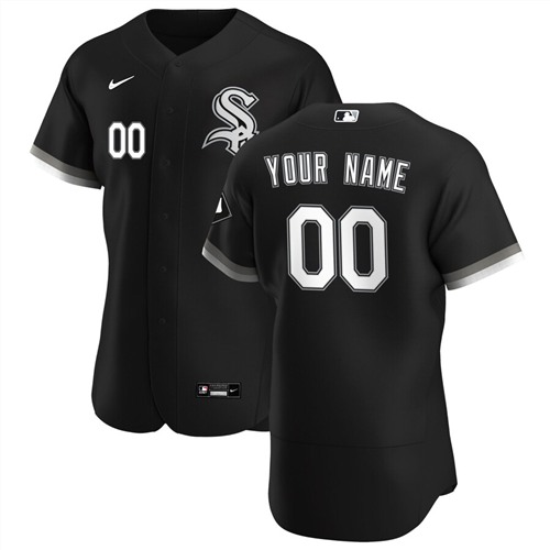 Men's Black Chicago White Sox ACTIVE PLAYER Custom Stitched MLB Jersey